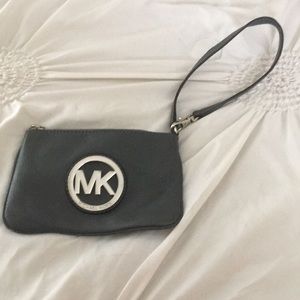Michael Kors Grey Wristlet